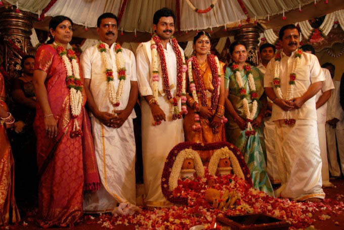  3 Actor karthik Sivakumar Ranjani Wedding Stills Tollywood Photos 