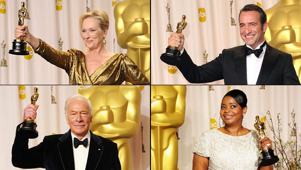 Oscars 2012: The Winners' Reactions